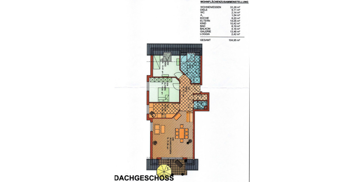 Maisonettenwohnung Grafschaft - 3 Zimmer, 104 m&sup2;, 924&euro; | Angebot:26020738