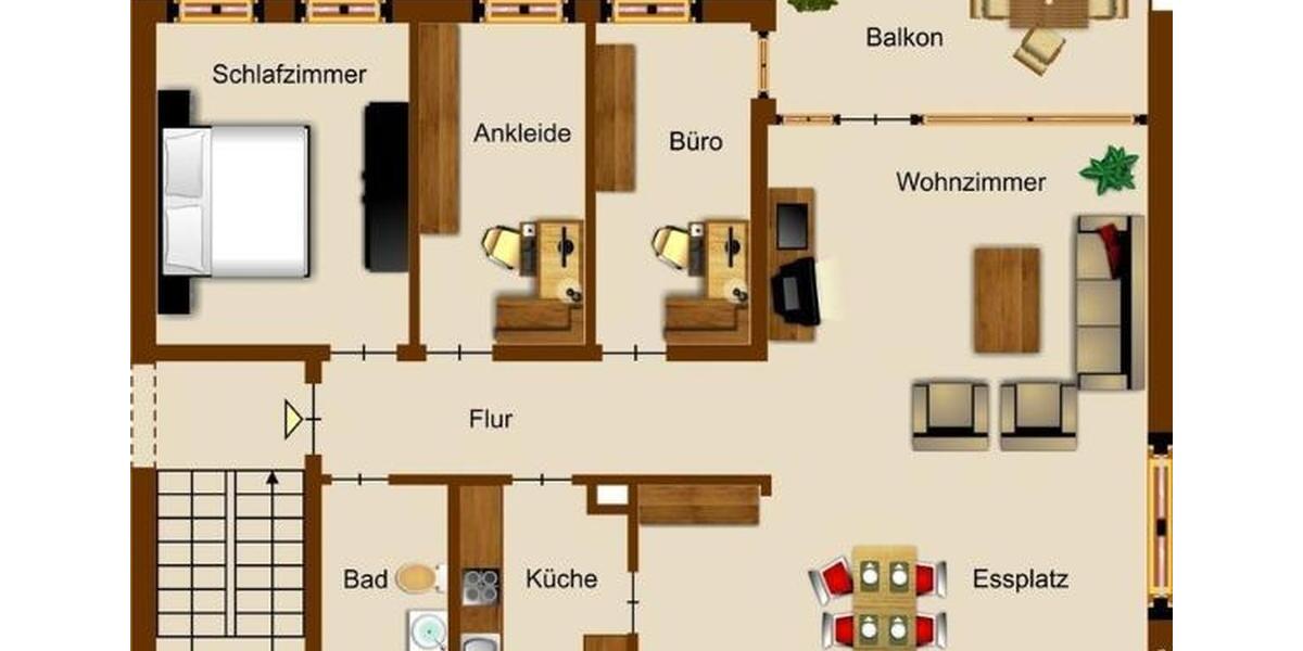 Etagenwohnung Wachtberg - 4 Zimmer, 106 m&sup2;, 1.100&euro; | Angebot:25921774