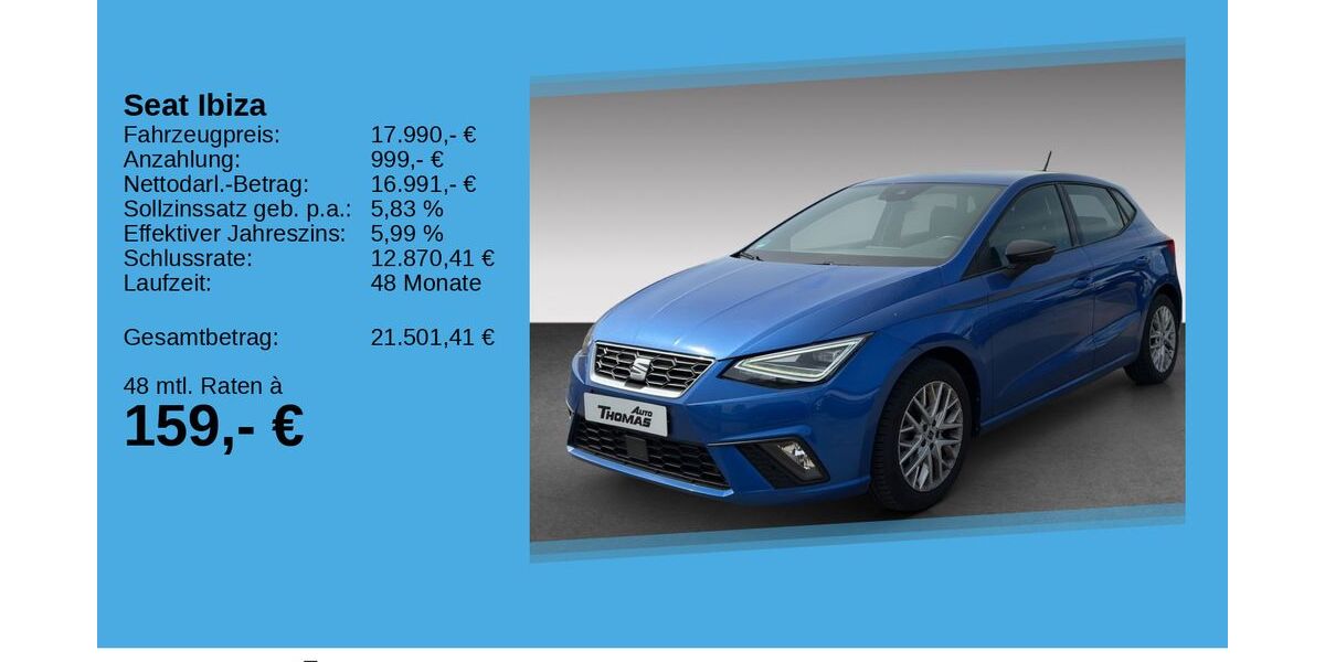 Seat Ibiza 23.880 km 17.990 &euro; Bonn 53227