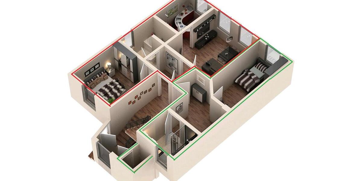 Erdgeschoßwohnung Meckenheim - 1 Zimmer, 32 m&sup2;, 500&euro; | Angebot:25843807