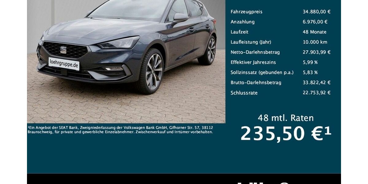 Seat Leon 5.500 km 32.990 &euro; Meckenheim / Bonn 53340