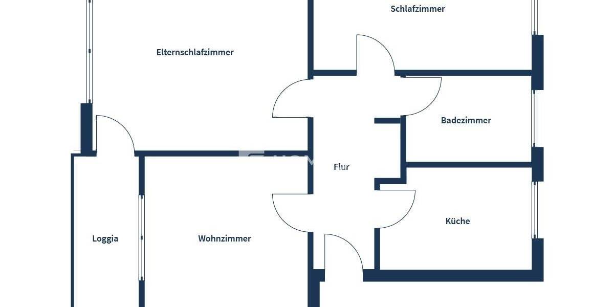 Etagenwohnung Düren Distelrath - 3 Zimmer, 65 m&sup2;, 110.000&euro; | Angebot:25927687