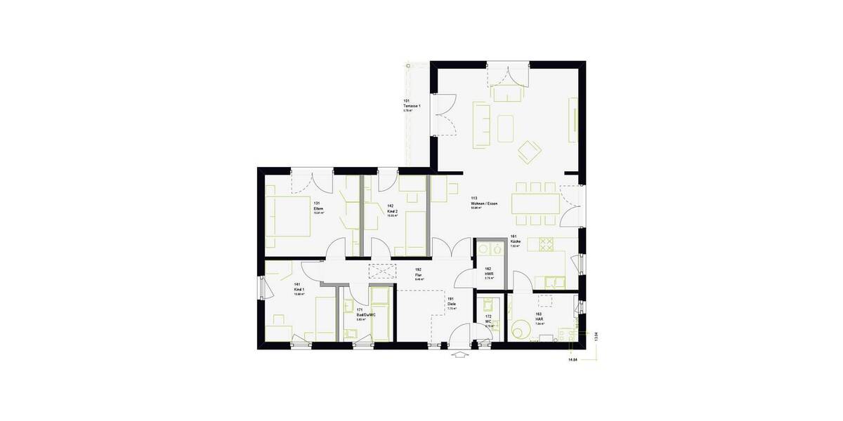 Einfamilienhaus Erftstadt Lechenich - 5 Zimmer, 133 m&sup2;, 510.648&euro; | Angebot:26768467