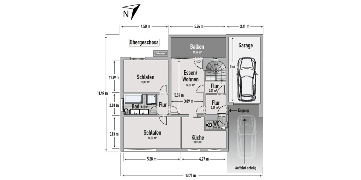 Reihenhaus Wachtberg - 6 Zimmer, 157 m&sup2;, 2.490&euro; | Angebot:25840044