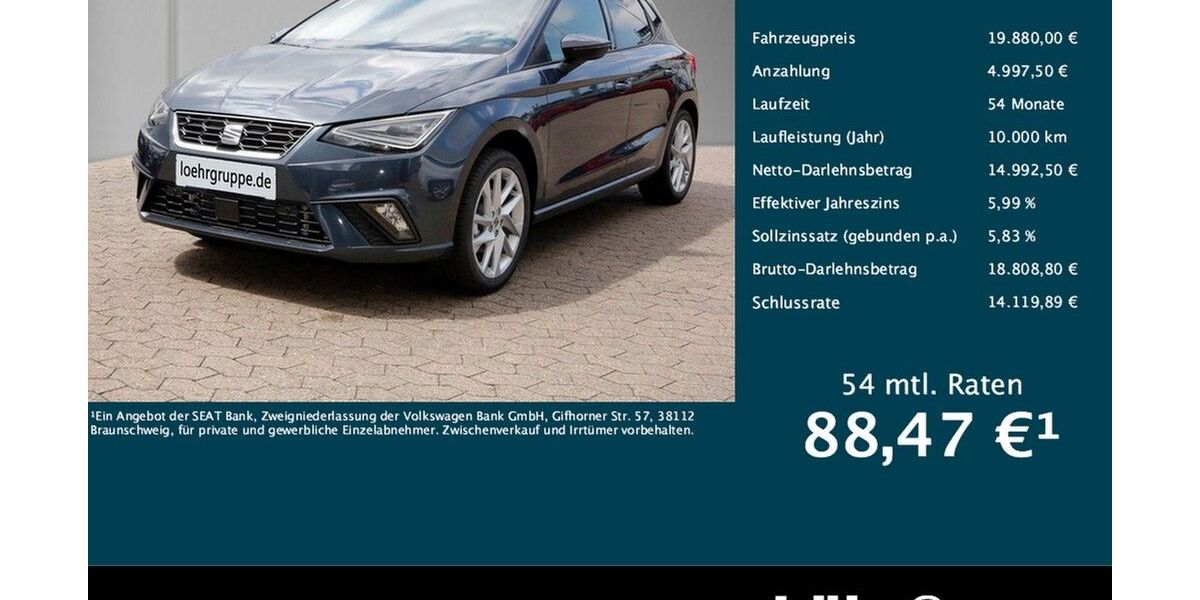 Seat Ibiza 9.990 km 19.880 &euro; Meckenheim / Bonn 53340