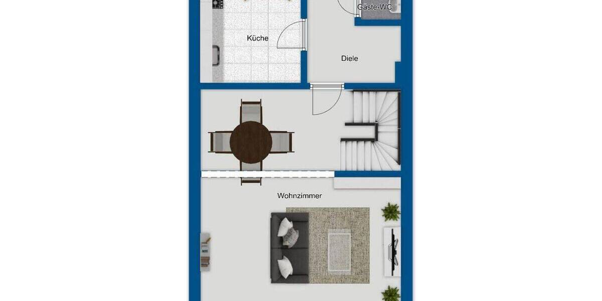 Reihenmittelhaus Wesseling Keldenich - 4 Zimmer, 105 m&sup2;, 335.000&euro; | Angebot:26744891