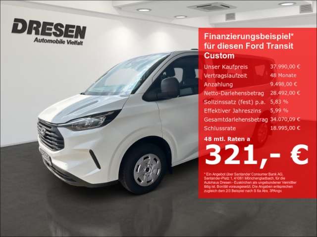 Ford Transit Custom 6.500 km 37.990 &euro; Euskirchen 53881