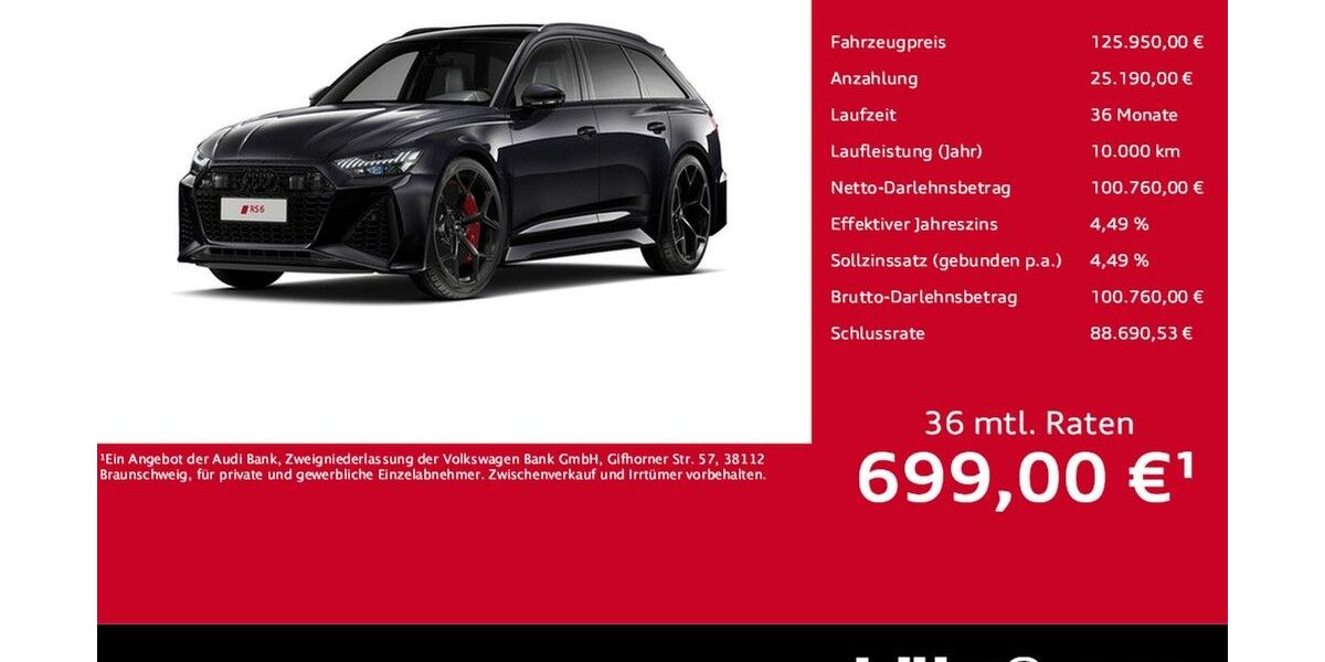 Audi RS6 8.900 km 125.950 &euro; Meckenheim / Bonn 53340