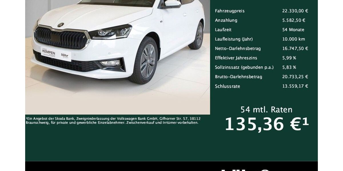 Skoda Fabia 9.990 km 22.330 &euro; Meckenheim / Bonn 53340