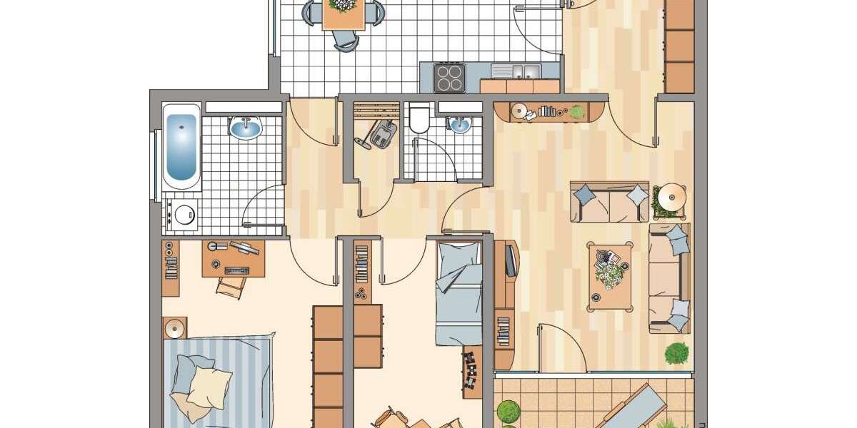 Etagenwohnung Bonn Medinghoven - 3.5 Zimmer, 80 m&sup2;, 809&euro; | Angebot:26098457