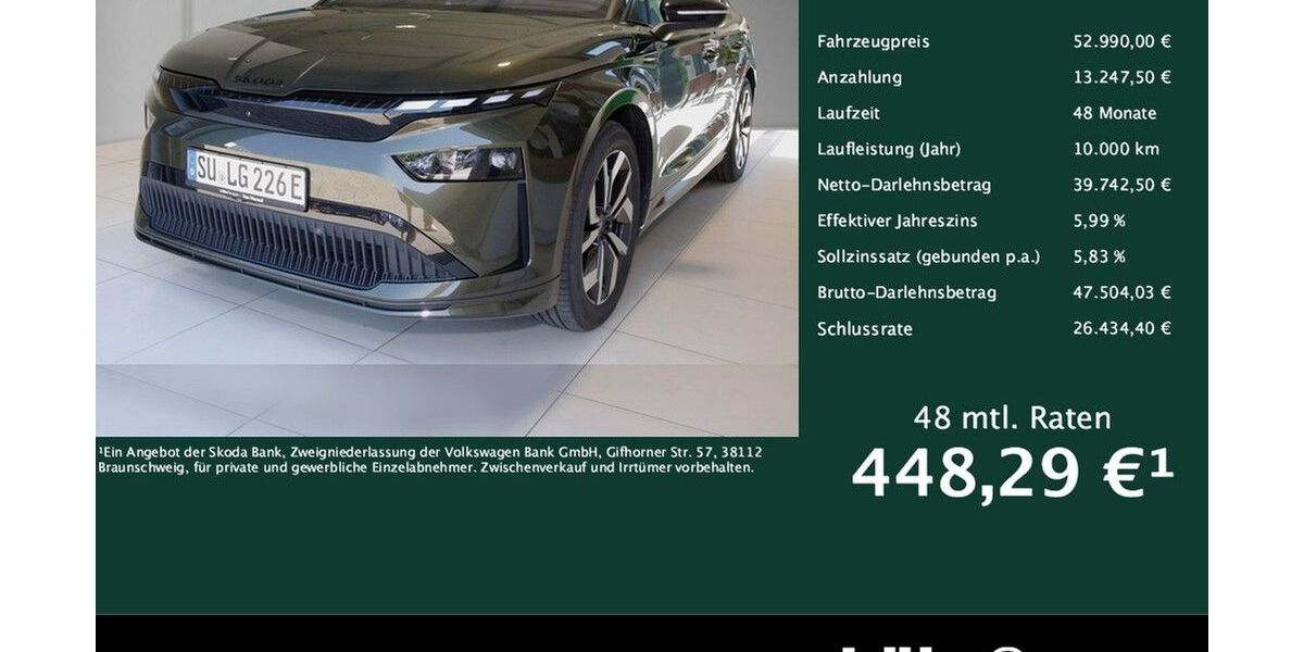 Skoda Enyaq 9.990 km 51.990 &euro; Meckenheim / Bonn 53340