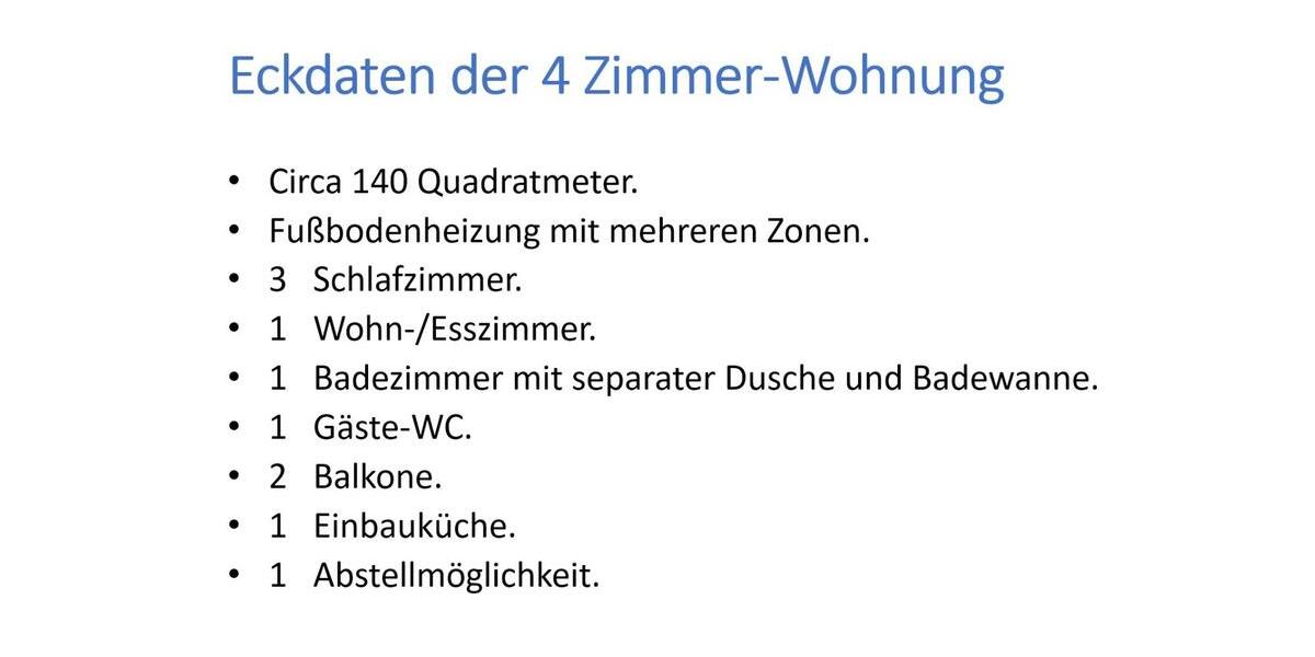 Etagenwohnung Königswinter - 4 Zimmer, 140 m&sup2;, 1.450&euro; | Angebot:24337996