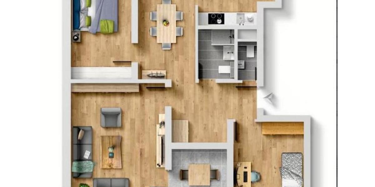 Etagenwohnung Meckenheim - 3.5 Zimmer, 84 m&sup2;, 250.000&euro; | Angebot:25987841