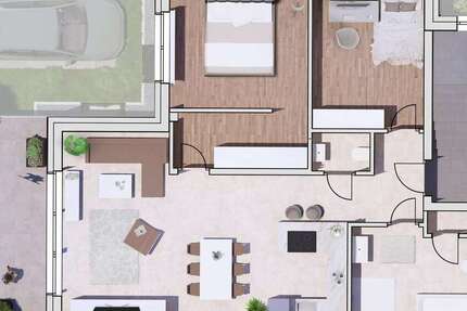 Wohnung Bornheim - 3 Zimmer, 85 m&sup2;, 478.500&euro; | Angebot:24531428