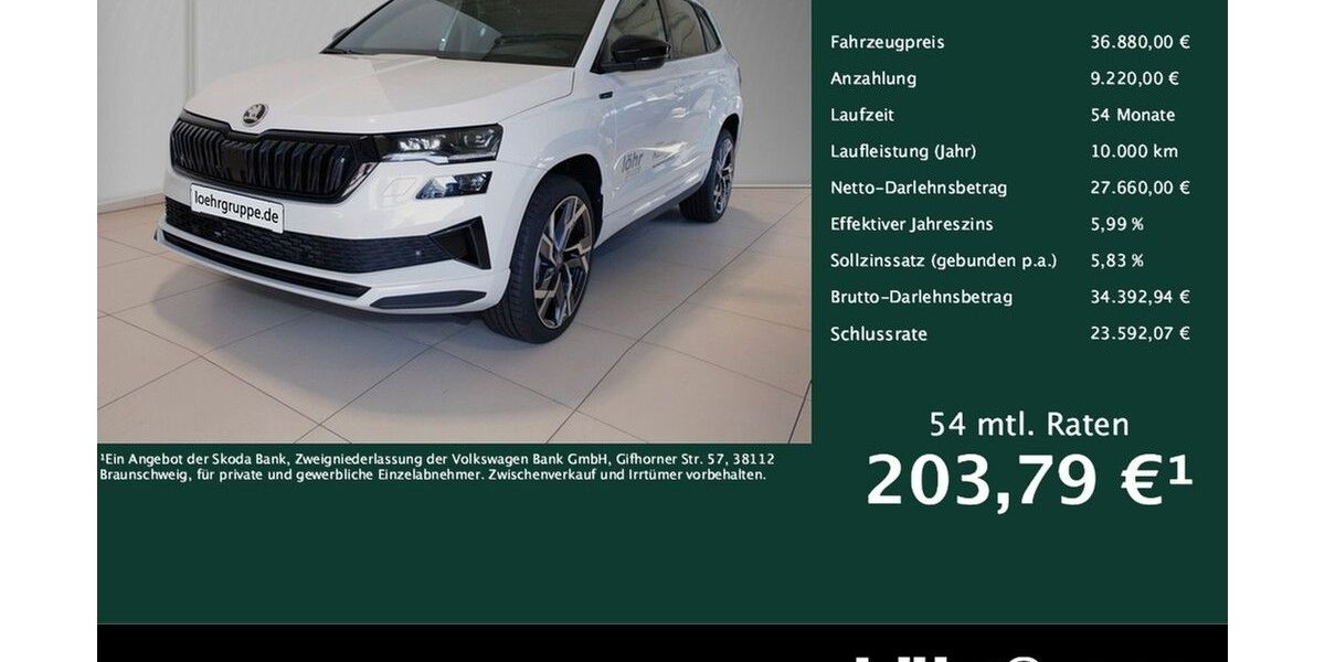 Skoda Karoq 9.990 km 36.330 &euro; Meckenheim / Bonn 53340