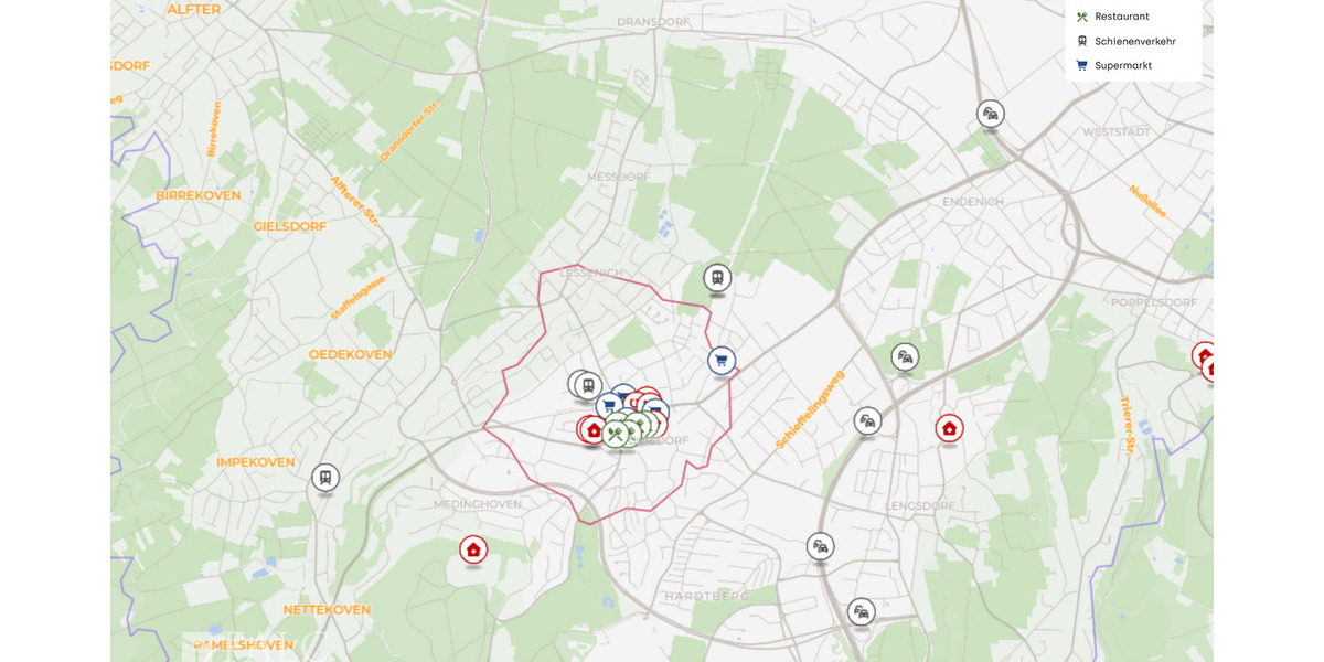 Etagenwohnung Bonn Duisdorf - 2 Zimmer, 55 m&sup2;, 184.000&euro; | Angebot:25678121