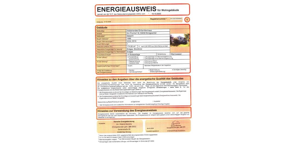 Einfamilienhaus Königswinter - 6 Zimmer, 142 m&sup2;, 525.000&euro; | Angebot:26611880