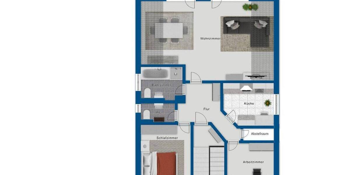 Etagenwohnung Niederkassel Rheidt - 3 Zimmer, 113 m&sup2;, 335.000&euro; | Angebot:26161918
