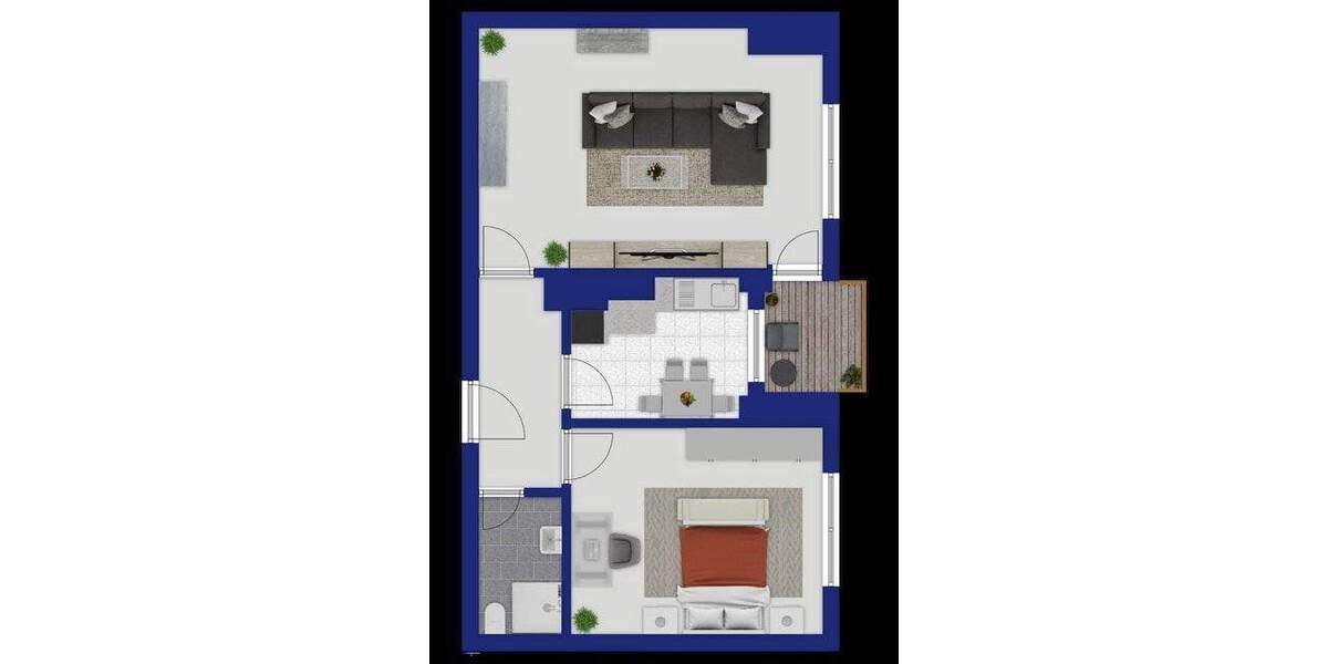 Etagenwohnung Köln Klettenberg - 2 Zimmer, 53 m&sup2;, 259.000&euro; | Angebot:25865357