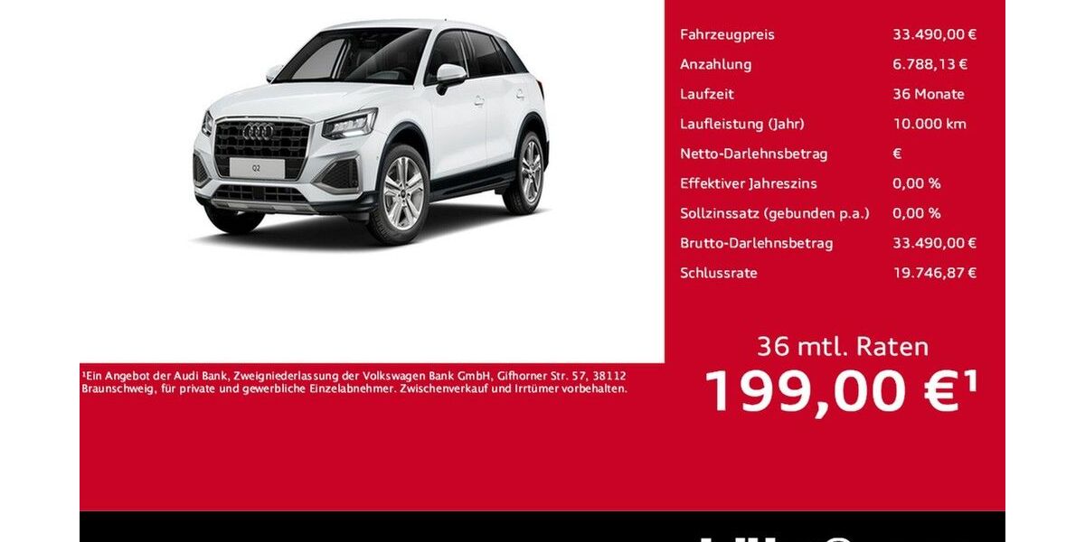 Audi Q2 16.000 km 33.490 &euro; Meckenheim / Bonn 53340