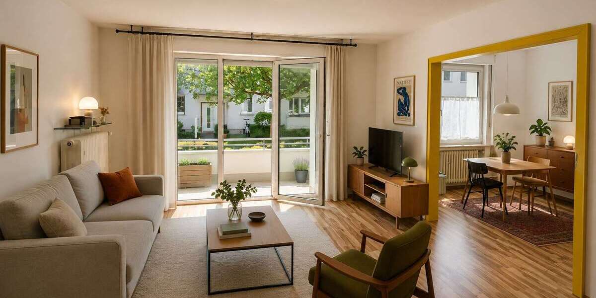 Etagenwohnung Bonn Gronau - 3 Zimmer, 80 m&sup2;, 1.200&euro; | Angebot:27125790
