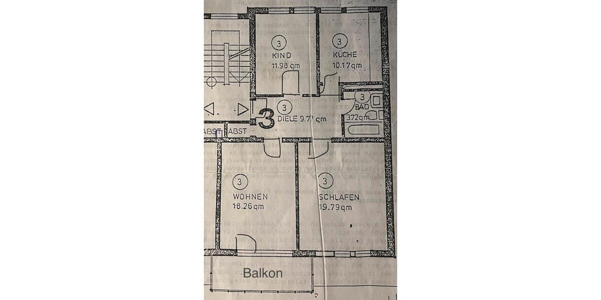 Etagenwohnung Bonn - 3 Zimmer, 76 m&sup2;, 900&euro; | Angebot:25920062