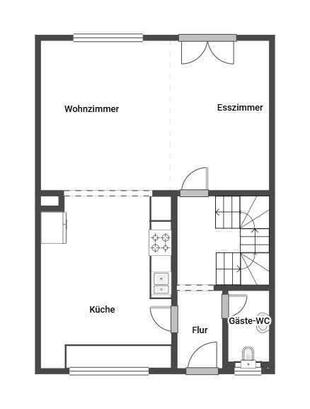 Reihenendhaus Niederkassel Rheidt - 4 Zimmer, 123 m&sup2;, 449.000&euro; | Angebot:25678038