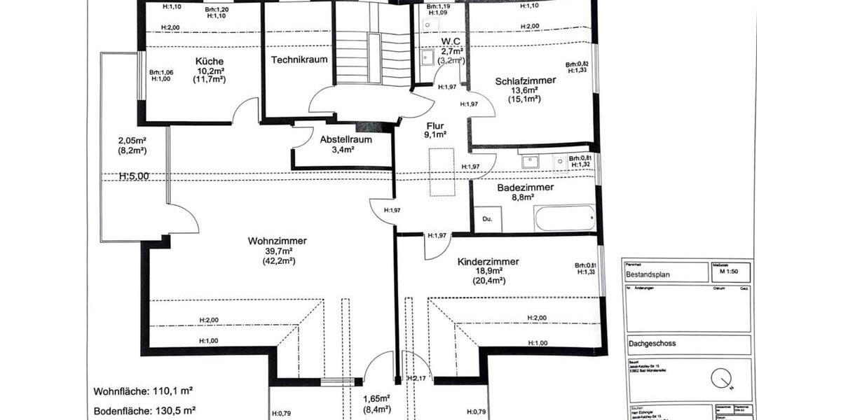 Dachgeschoßwohnung Bad Münstereifel - 3.5 Zimmer, 110 m&sup2;, 1.200&euro; | Angebot:24110217