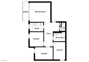 Ihr neues Zuhause im Süden von Bad Godesberg: 4-Zimmer mit Balkon und Garagenstellplatz - 4- Bonn Lannesdorf | Angebot:25908735