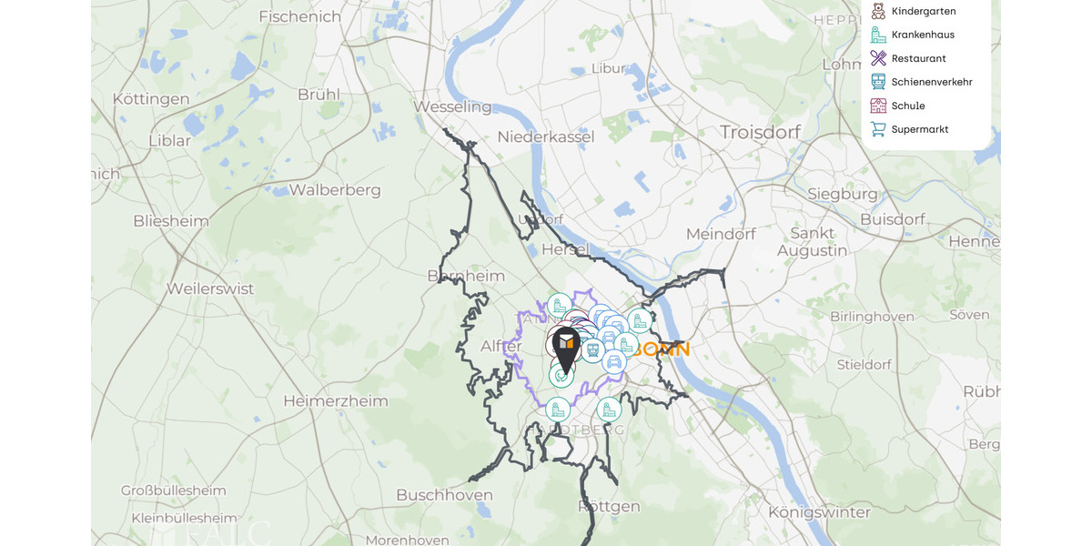 Etagenwohnung Bonn Dransdorf - 3 Zimmer, 115 m&sup2;, 349.000&euro; | Angebot:25739515
