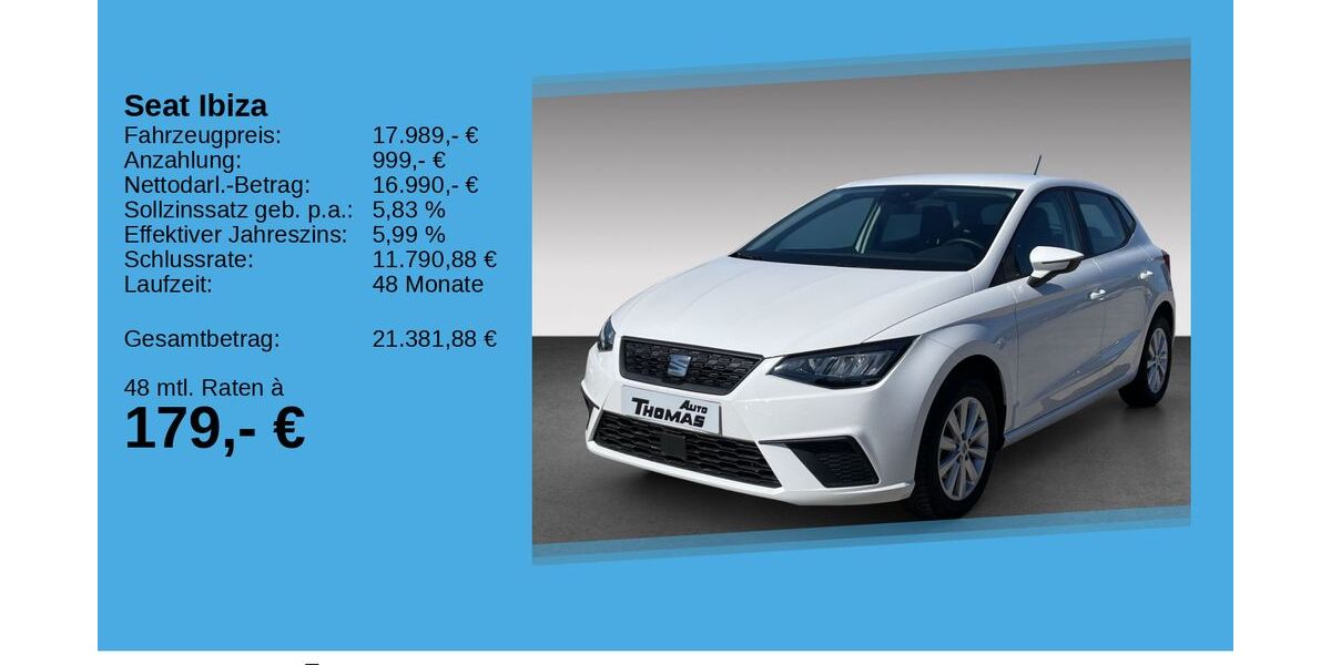 Seat Ibiza 25.920 km 17.989 &euro; Bonn 53227