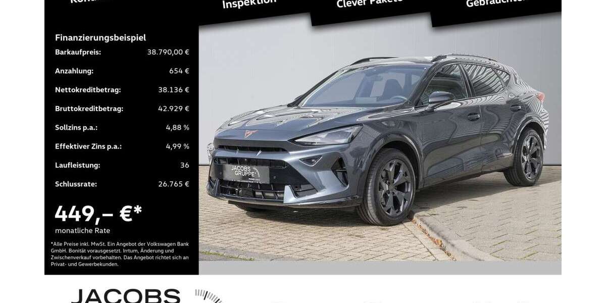 Cupra Formentor 8.120 km 38.790 &euro; Düren 52351