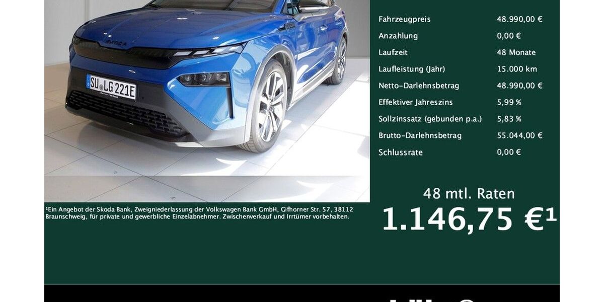 Skoda Elroq 9.900 km 48.990 &euro; Meckenheim / Bonn 53340