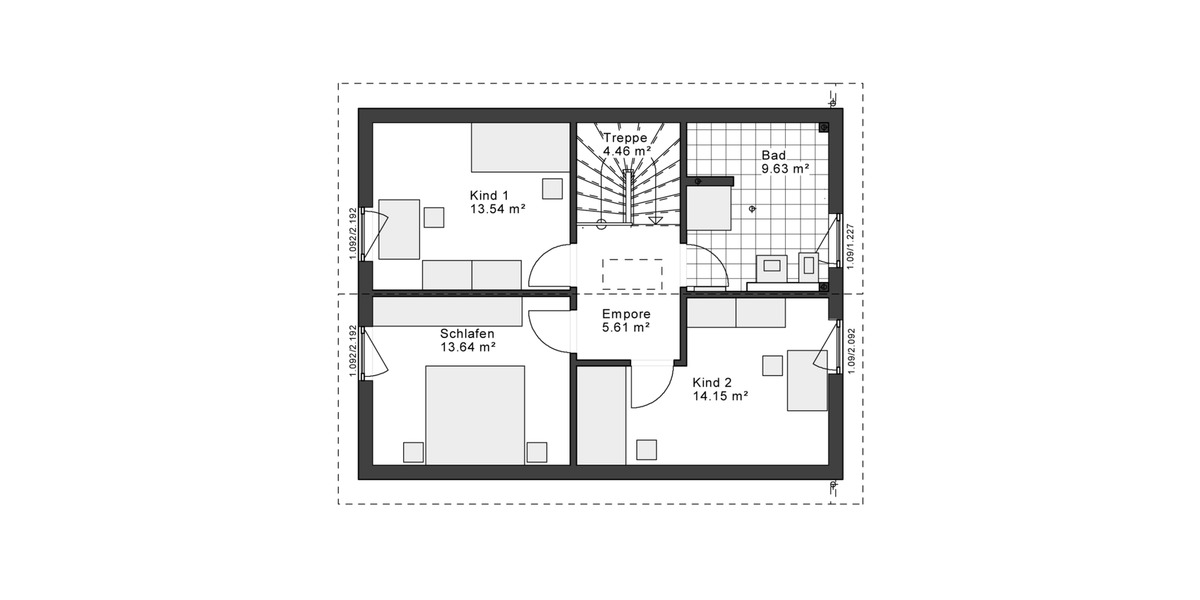 Einfamilienhaus Bonn Hardtberg - 3 Zimmer, 122 m&sup2;, 2.524&euro; | Angebot:24532404