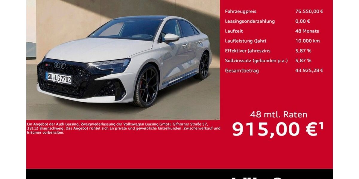 Audi RS3 5.500 km 76.550 &euro; Meckenheim / Bonn 53340