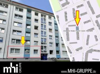 Etagenwohnung Düren - 3 Zimmer, 69 m&sup2;, 110.000&euro; | Angebot:25367642