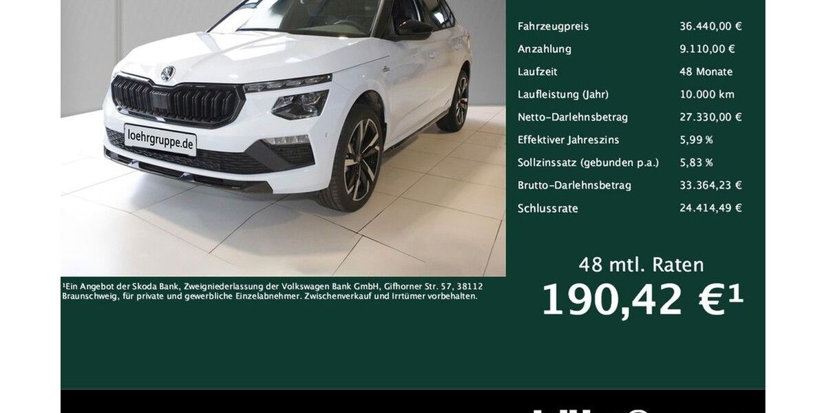 Skoda Kamiq 9.990 km 34.990 &euro; Meckenheim / Bonn 53340