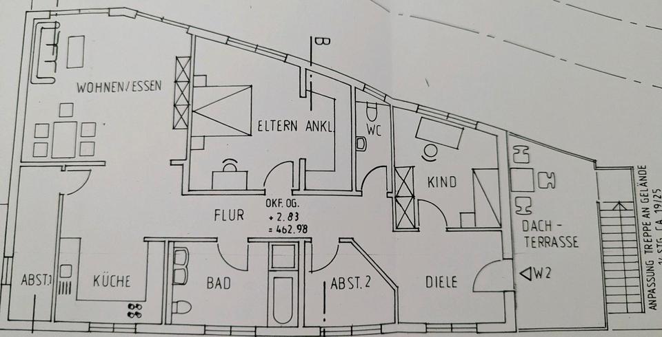 Dachgeschoßwohnung Nettersheim - 4 Zimmer, 120 m&sup2;, 1.100&euro; | Angebot:25784121