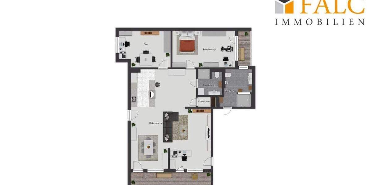 Etagenwohnung Bonn Lessenich - 4 Zimmer, 146 m&sup2;, 599.000&euro; | Angebot:25678019